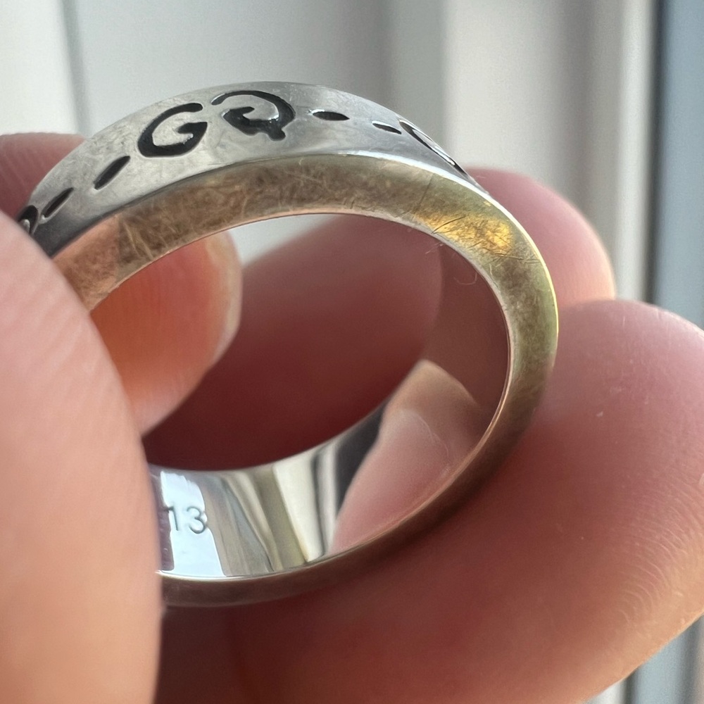 GUCCIGHOST RING IN SILVER - Picture 13 of 14